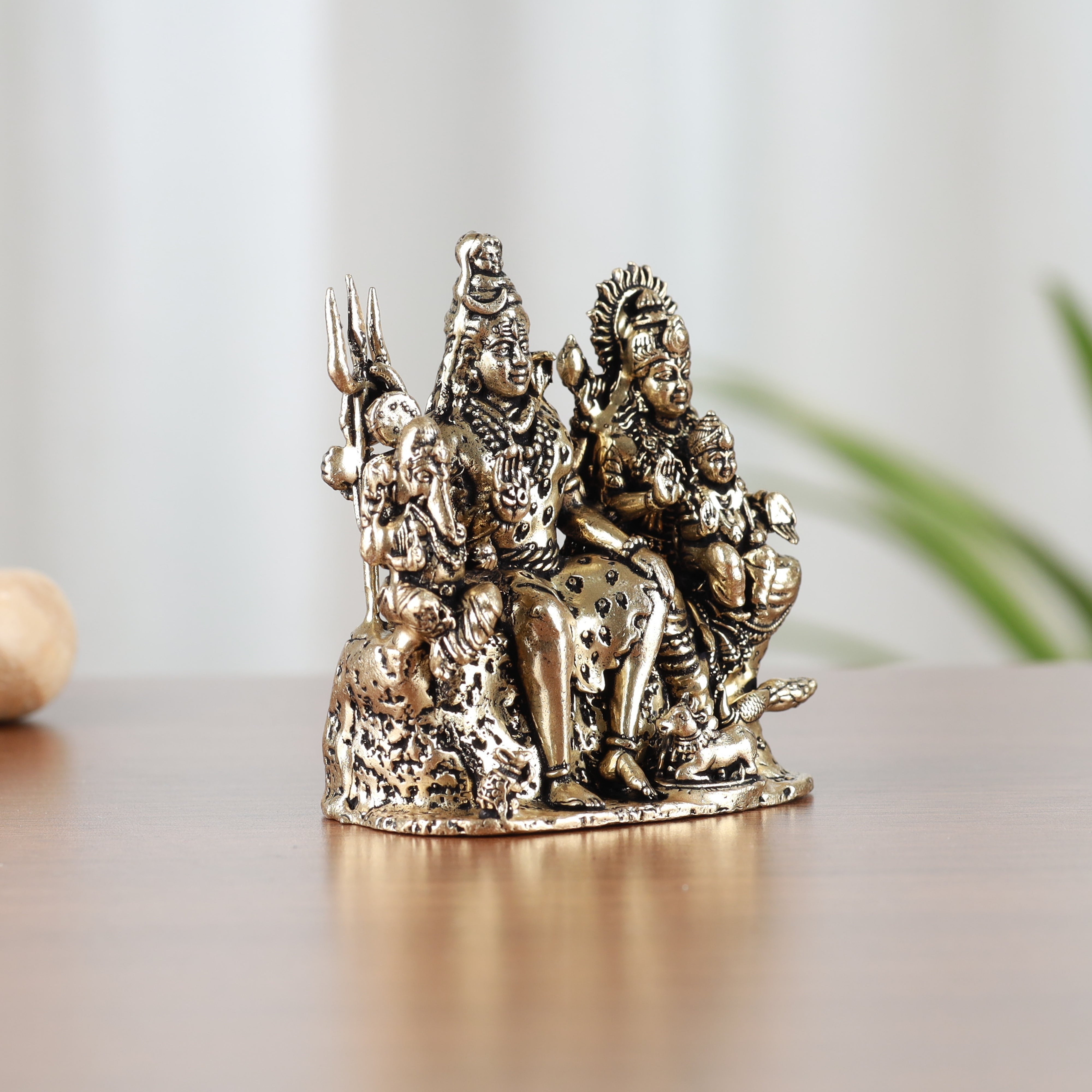 Shiva Parvati Ganesha Idol