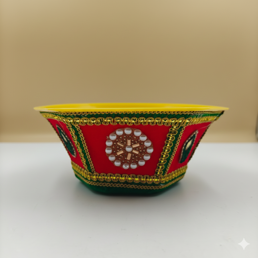Handcrafted Haldi / Pithi Ceremony Bowl