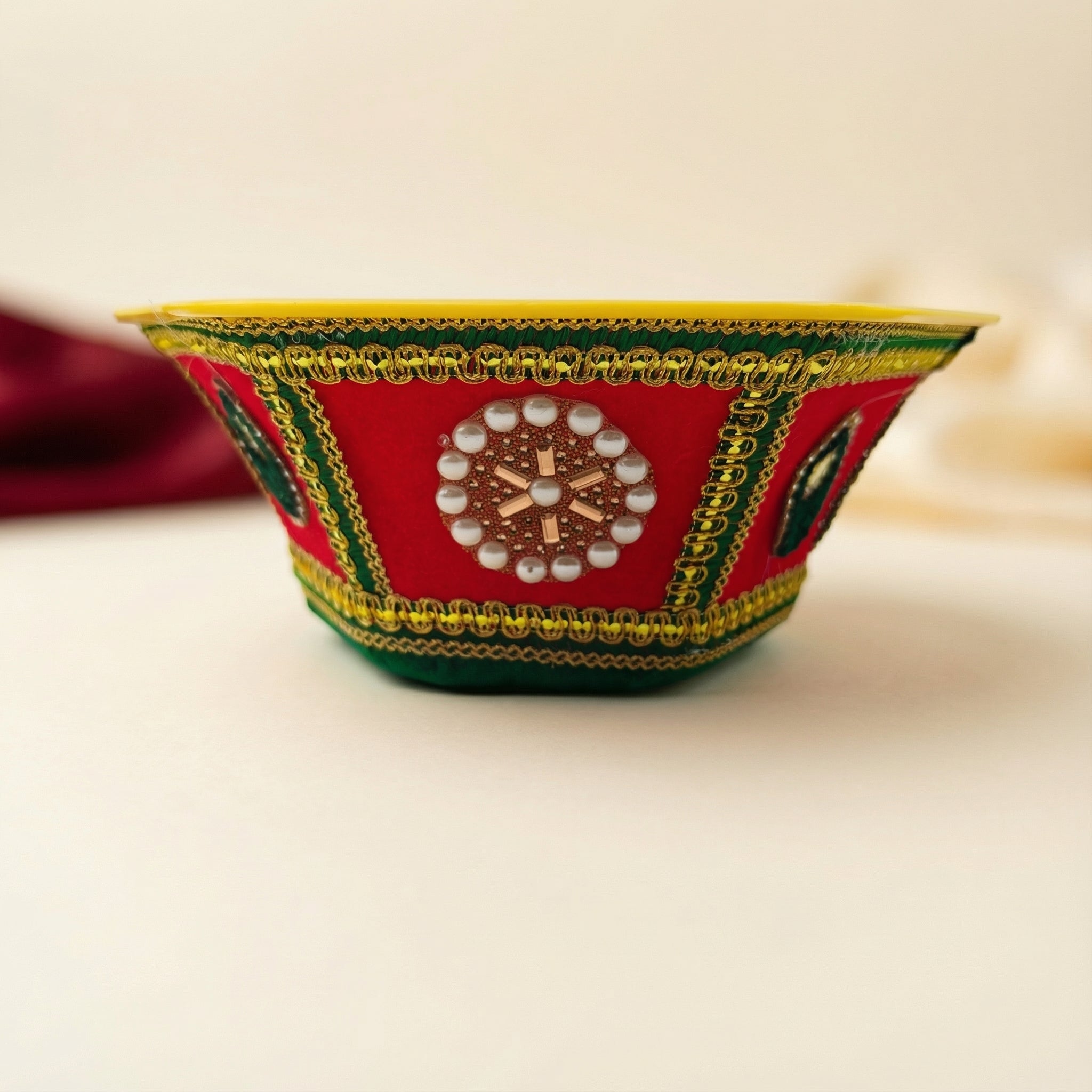 Handcrafted Haldi / Pithi Ceremony Bowl